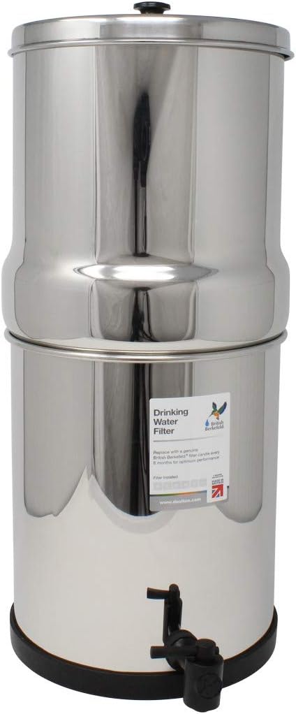 DOULTON Filtr do wody – system filtracji wody, 8.5 l, 48 cm, Biały