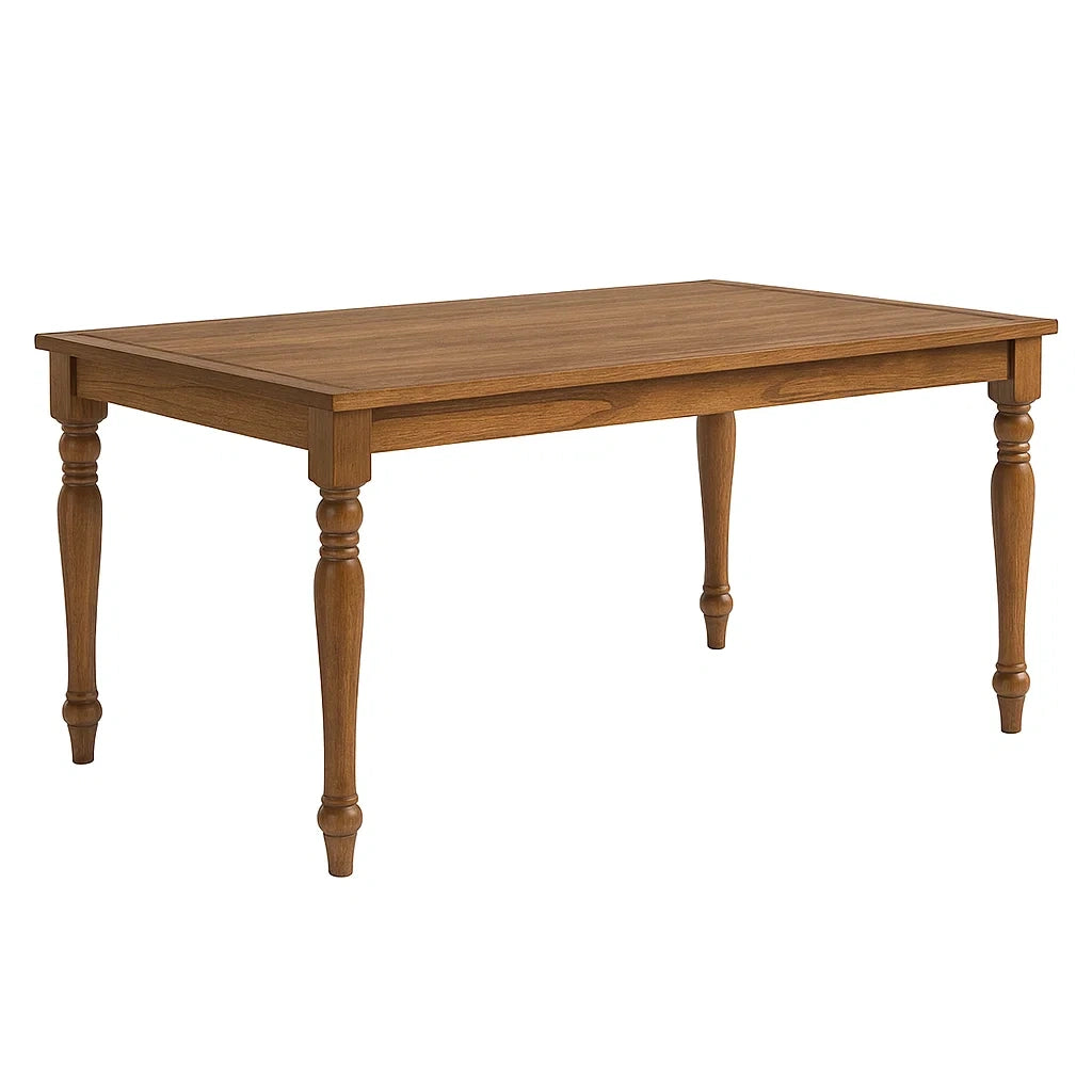 Rechteckiger Holztisch 120x75x75 cm Braun