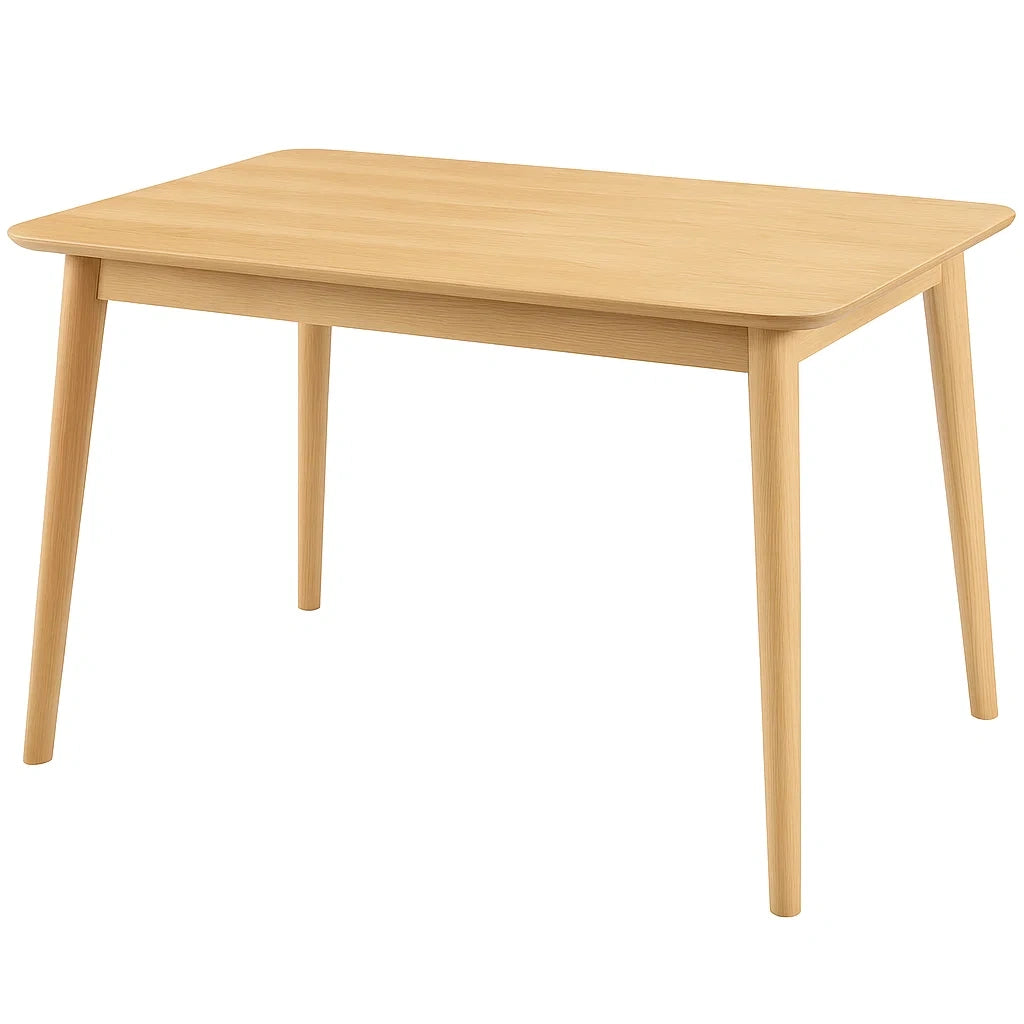 Esstisch Rechteckig Eiche Massivholz 120x80x75 cm