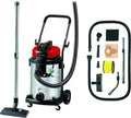 Odkurzacz Einhell – 30 l, 1150 W, 10,2 kg, Czerwony/Srebrny/Czarny – stal nierdzewna, TE-VC 2230 SA