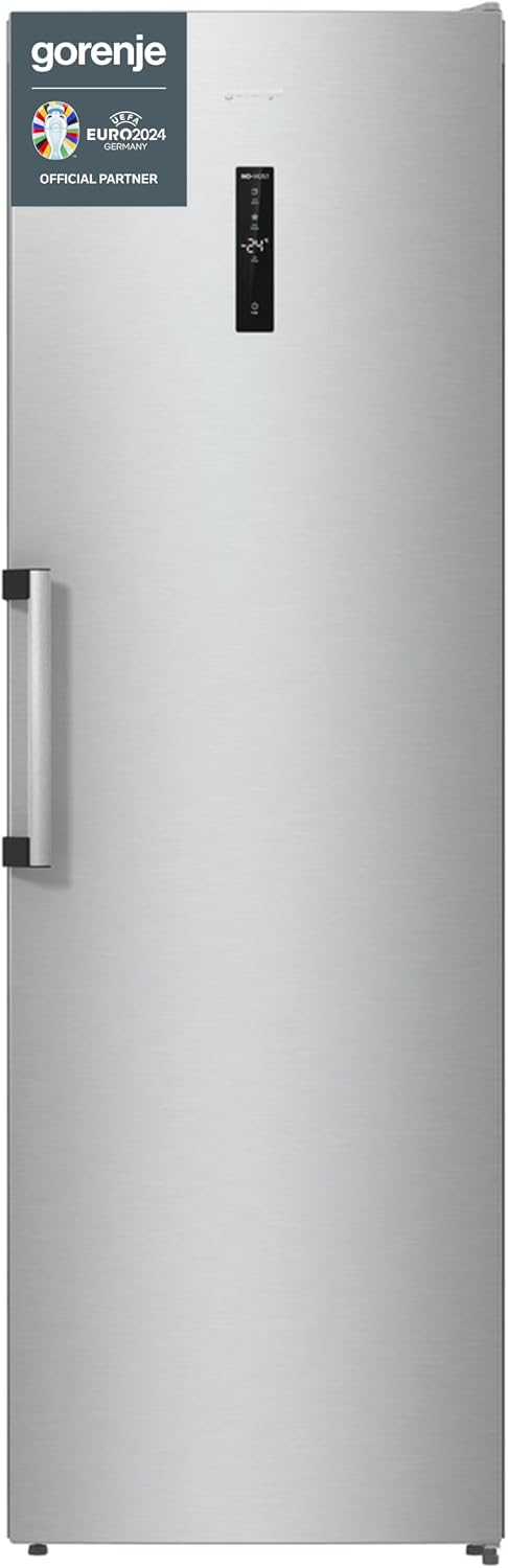Gorenje Zamrażarka, DAXL6, 280 litrów – 185 cm, Stal Szlachetna, oświetlenie LED, kompresor