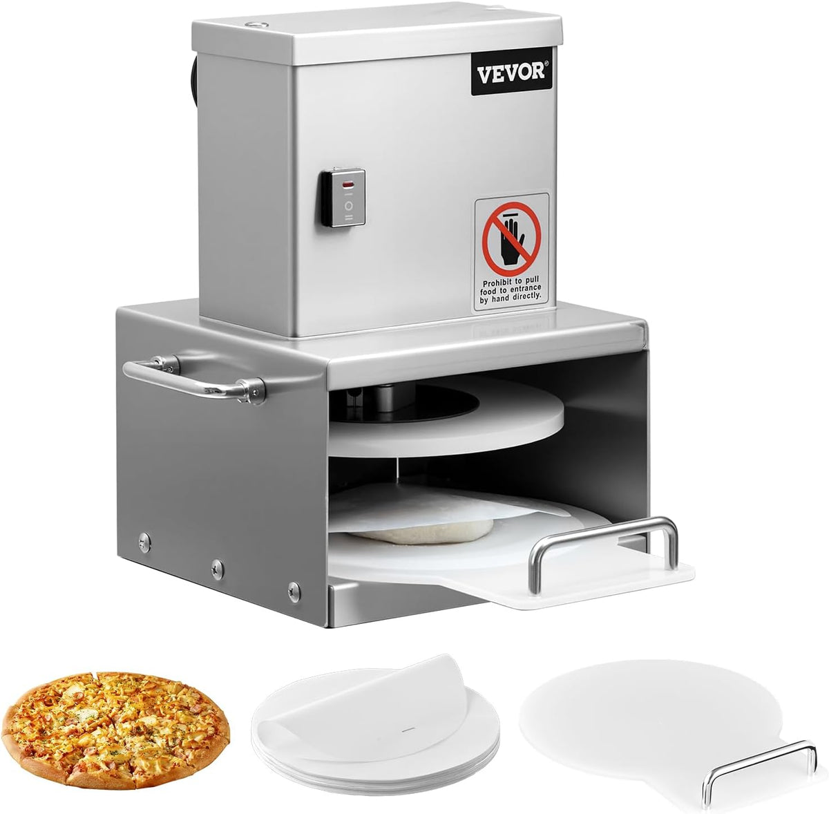 VEVOR Maszynki do makaronu, 15 cm – Srebrny, stal nierdzewna, maszynka do makaronu, Press – pizza, na kawę