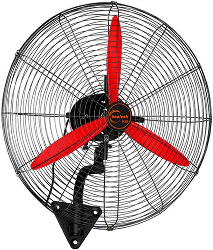 Wentylatory ścienne SFNIOKFG – 65 cm, 220 V, 280 W, Biały – metal, pilot zdalnego sterowania, Wentylator, przemysłowe – profesjonalne, kolor: styl 1