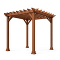 Holzpergola Kiefer 300x300x250 cm Braun