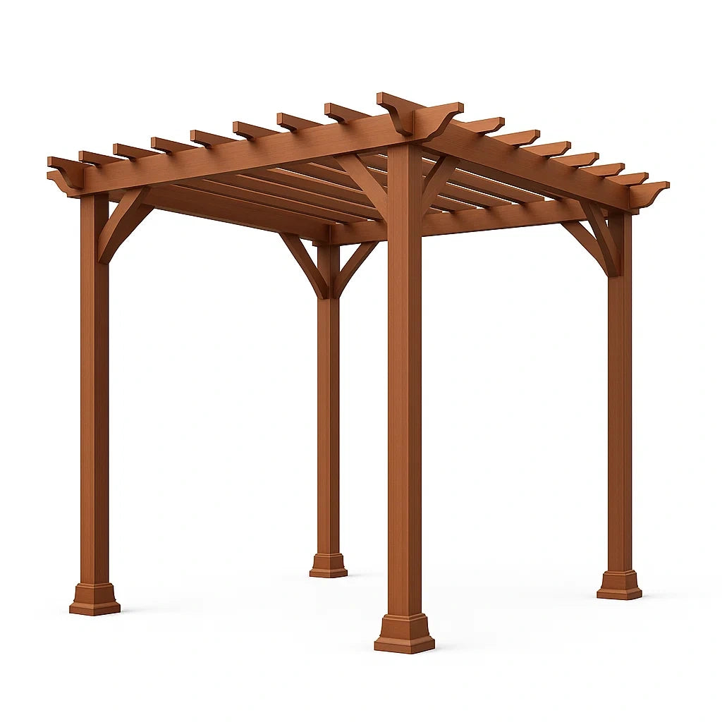 Holzpergola Kiefer 300x300x250 cm Braun