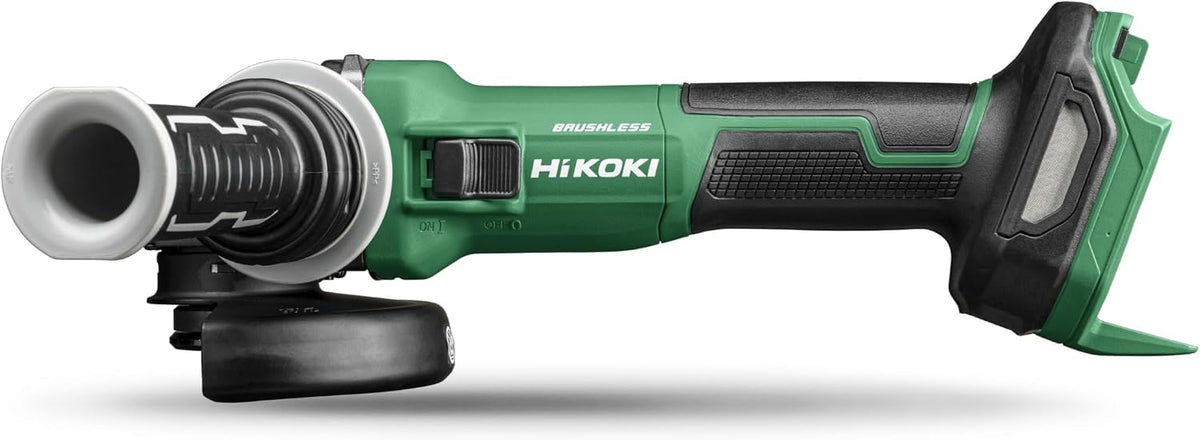 HIKOKI Szlifierki narożne, G1812DEW4Z, 750 W, 18 V – 115 mm, Czarny, praca bezprzewodowa, G1812DEW4Z akumulator – ładowarka, silnik, bezprzewodowy
