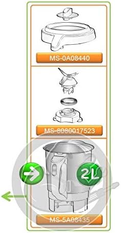 Moulinex Mikser, MS-1600004956, 2 l – Czarny, blender elektryczny, Funkcja ogrzewania