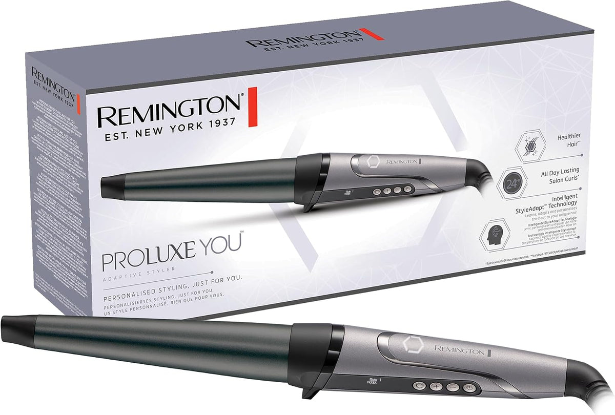 Żelaza do zamykania Remington, CI98X8, 32 mm, Czarny – CI98X8 PROLUxe You, Hair Buckle, 19- 32 mm, 9 ustawień 130- 210°C