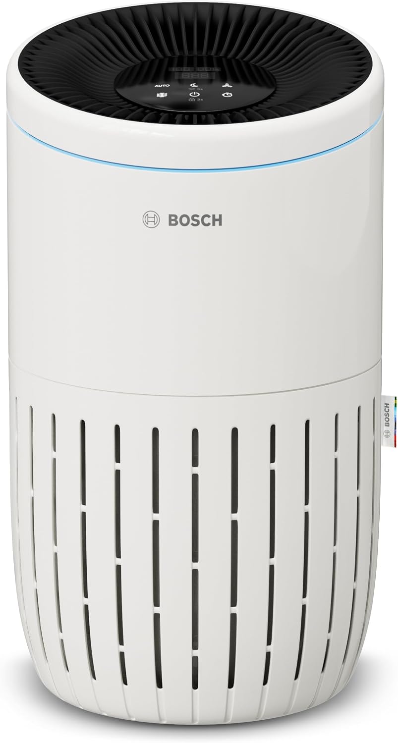 Oczyszczacz powietrza Bosch Thermotechnik, 25 dB, 5 m – 3 W, Biały, 3 w 1, Bosch 3- in-1 – 300 m3 / h, tłumik, Do części do 62, tryb cichy