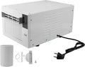 Klimatyzator przenośny Luocute, klimatyzator mobilny, 280 W, 220 V – 1900 BTU, Biały, aluminium, Klimatyzator – Mobile, kemping, EU 220 V gniazdo
