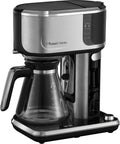 Ekspres do kawy Russell Hobbs, 25 l, 1400 W – Czarny / Srebrny, Milk Mosser, Emulgator mleka, dotyk – licznik czasu, 26230- 56 Filtr