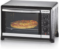 Mini piekarnik Rommelsbacher – 1055/E, 29 x 27,2 x 19,7 cm, 18 l, Czarny / Srebrny – E piekarnik elektryczny, E piec obrotowy, Import Niemcy 1055/E