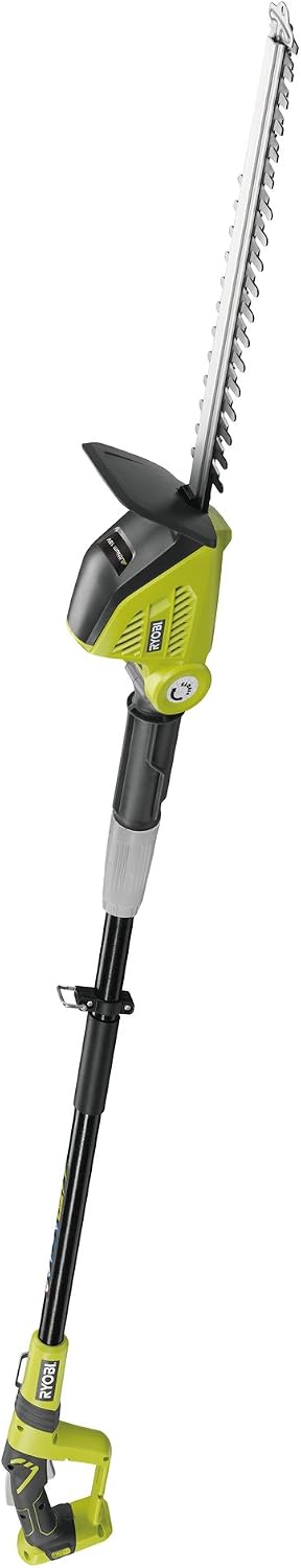 RYOBI Nożyce do żywopłotu, RPT184520, 18 V, 45 cm – 2,0 Ah, Zielony/Czarny, praca bezprzewodowa, ONE+ 18V RPT184520 bezprzewodowy trymer do żywopłotu