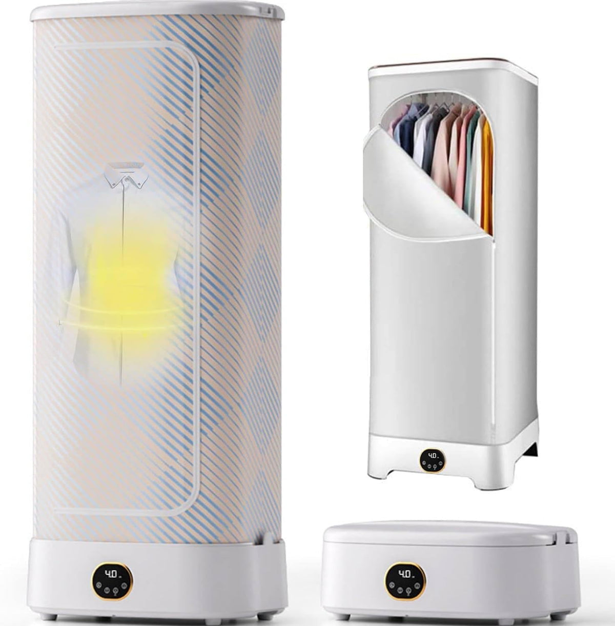 Parownice do ubrań JIANGSS, 220 V, 800 W, Czarny – składana konstrukcja, pilot zdalnego sterowania, automatyczne wyłączanie, parownica do ubrań