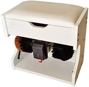 Szczotki do obuwia YANYUESHOP, 220 V, 2 cm, Biały – Kolorowanka Elektryczny wosk do butów, banki, miejsca publiczne, Drewno Color2