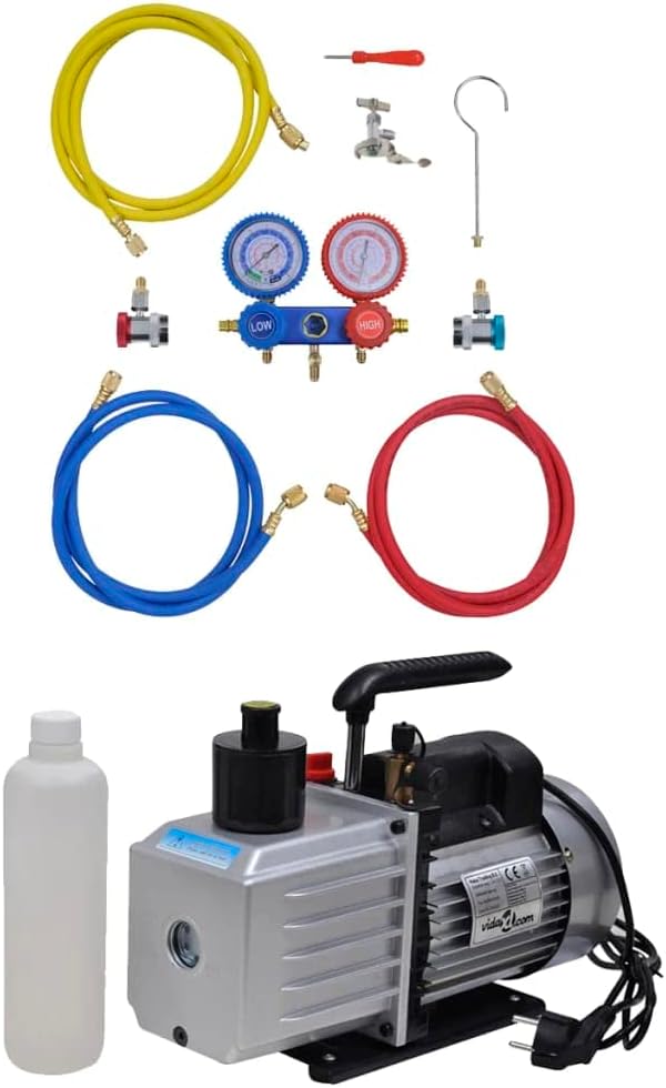 Klimatyzator LoogCape, 100 l – 220 V, 152 cm, Biały, profesjonalna – Pompa próżniowa 100 l / min