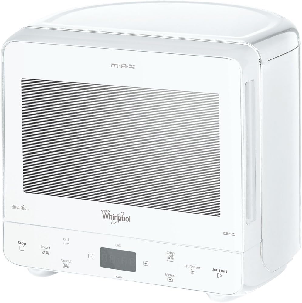 Kuchenka mikrofalowa Whirlpool, 13 l, 700 W – Biały, funkcja grilla, MAX 38 FW z przyciskami dotykowymi Biała 13 l 700 W