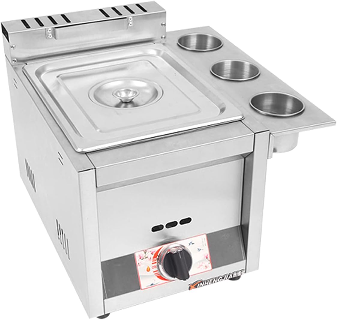 Frytkownica Deep Fryer, 30 l, Srebrny – metal, 10 / 20 / 30 l regulowana siła ognia, Suszarka gazowa Deep Wysoka pojemność