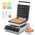 VEVOR Gofrownica i opiekacz – 25PC, 1700 W, 43 mm, 9.4 kg – Srebrny, stal nierdzewna, gofrownica / opiekacz, WEVOR 25PC mini crepes – Aparatura