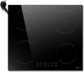 Hobsir hob Płyta indukcyjna, kuchenka indukcyjna, 52 × 59 CM, 3500 W – 240 V, Czarny, Hobsir płyta grzewcza płyta grzewcza, 4 pola grzewcze