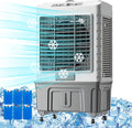 Klimatyzator przenośny, klimatyzator mobilny, 55 l, 3 W – 50 dB, Biały, 3 w 1, Chłodnica powietrza L / 55 – przemysłowe, 3 prędkości, duży zbiornik