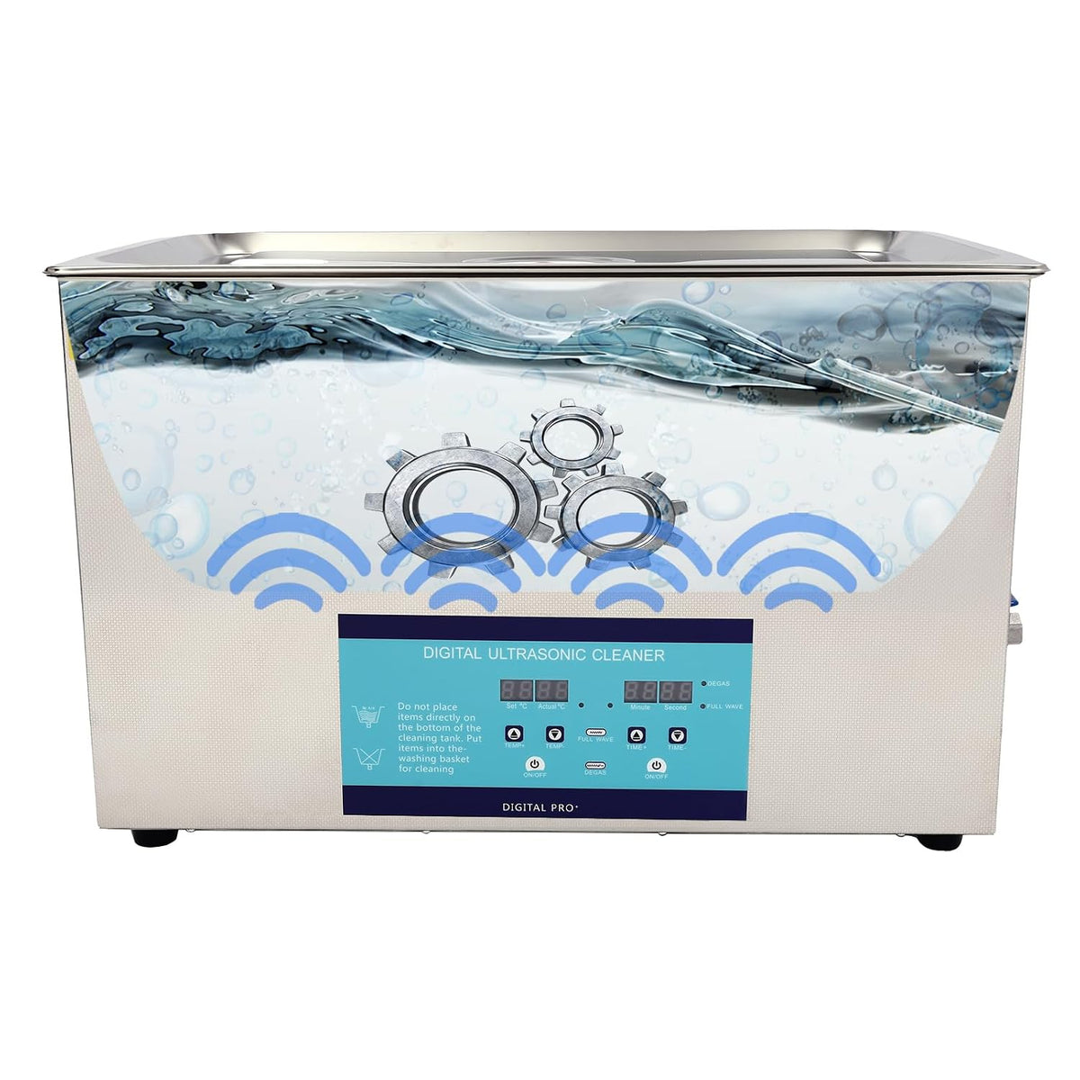 Grzejnik elektryczny Fermoirper – 30 l, 600 W, 220 V, Czarny – 28 / 40KHz, licznik, profesjonalny, 30 l ultradźwiękowy czyszczący 28/40KHz
