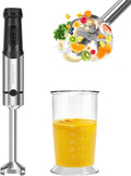 Blender kowdom – 1200 W, 800 ml, Srebrny, stal nierdzewna – ręczny, Mieszanina, Mieszacz, Puchar 800 ml Zawarte