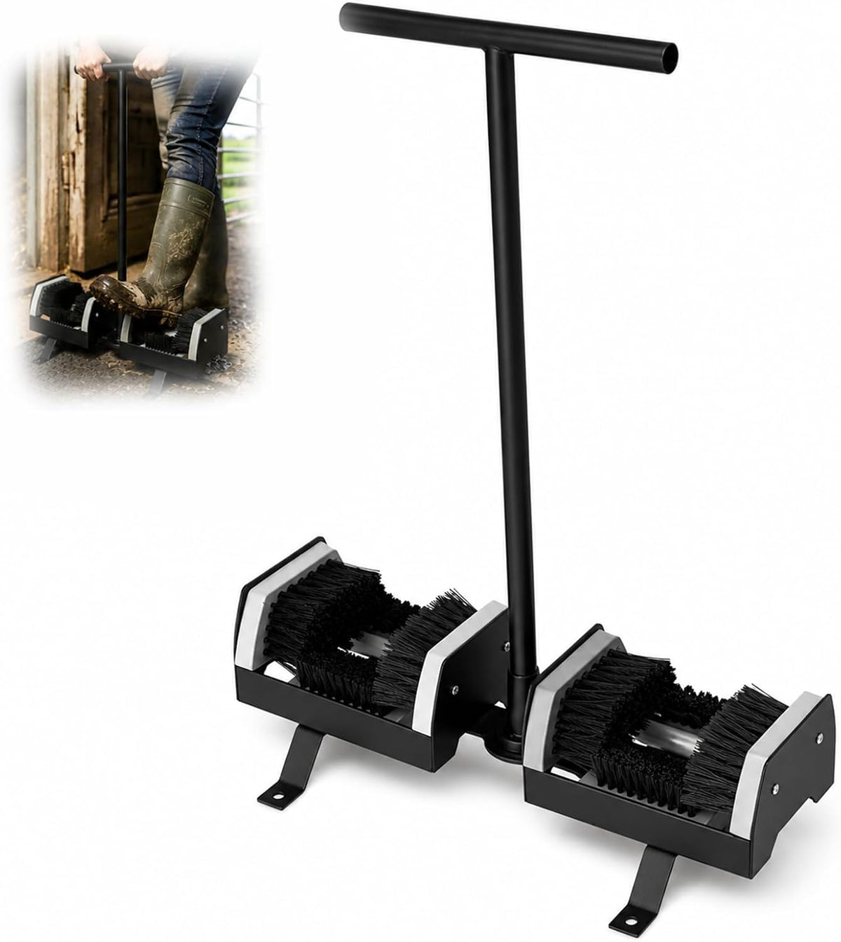 Szczotki do obuwia FgdVrelnor, 5 cm, 7.26 kg, Czarny – metal, Elektryczna maszyna do czyszczenia butów, Czyściciel