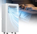 HUANQIN Klimatyzator, 10000 btu, Biały, 24- H 10000btu – przenośny, zegar, stojący sam, 3 prędkości