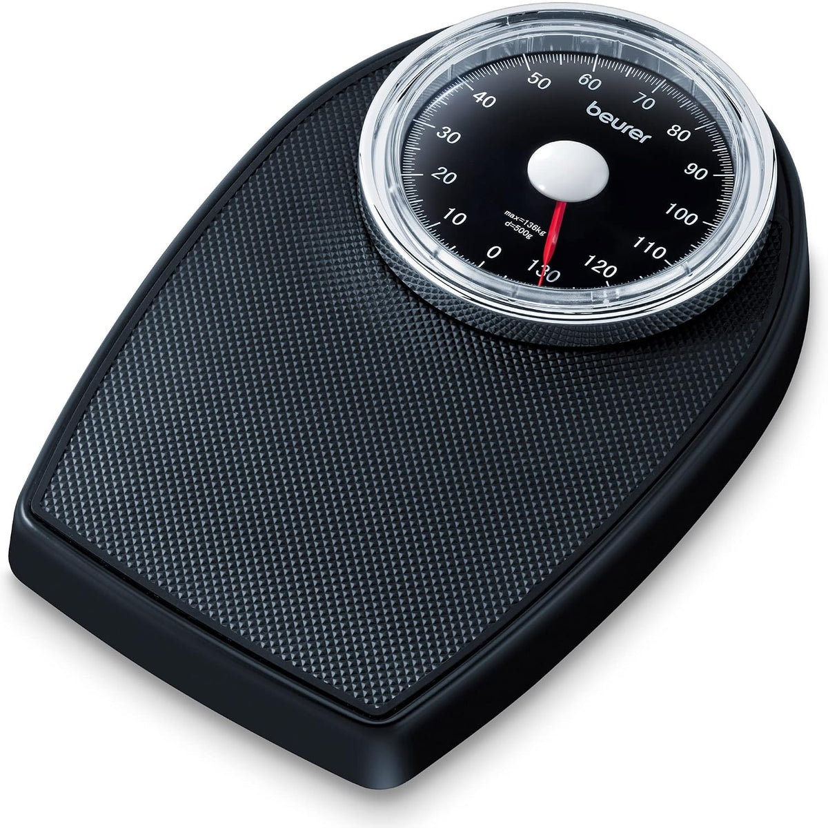 Mechaniczne Beurer, 135 kg, Czarny, MS 40 Masło Analog-pess Zakres ważenia – = 135 kg czarny
