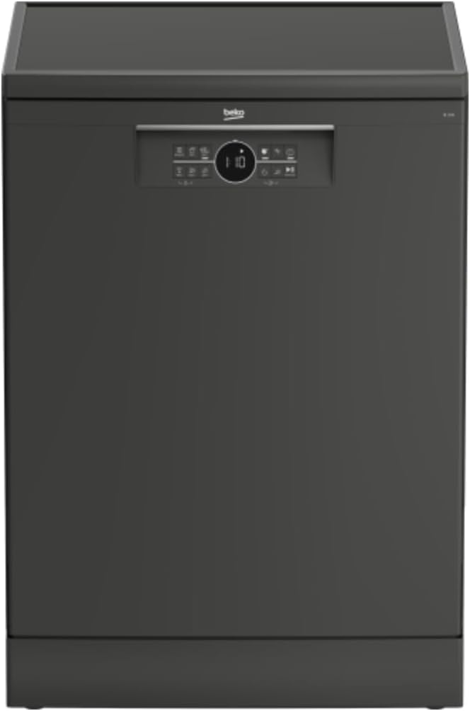 Beko Zmywarka, BDFN26460, 60 cm – 42 dB, Szary, wolnostojąca, BDFN26460 G do naczyń 60 cm 14 sztućce 42 dB szary – szara