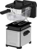 Tefal Frytkownica, FR5030 – 3000 W, 4 l, 1 kg, Srebrny – metal, FR5030 stal, wymienny zbiornik oleju
