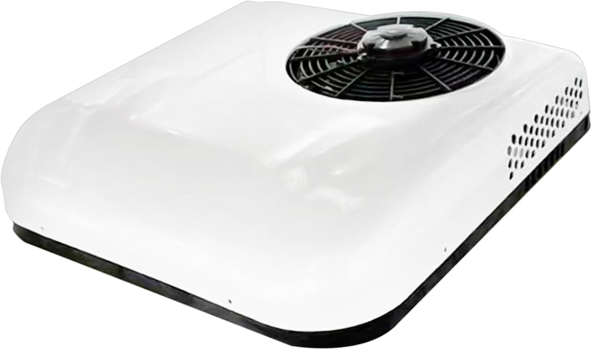 Klimatyzator ANAAMAYL, 24 V – 12 mm, Biały, pilot zdalnego sterowania, 24 V DC RV Air Conditioner – do samochodów kempingowych, niski poziom hałasu