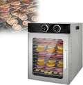 Suszarka do żywności AETEREOS, W/1200, 90 W – 30 x 28 cm, 11 kg, Srebrny, stal nierdzewna – automatyczne wyłączanie