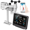 Stacje meteorologiczne i barometry BRESSER, 8 W, 18,8 cm – Czarny, Wi-Fi, praca bezprzewodowa, 8- in-1 Station – Bise Station, czujnik