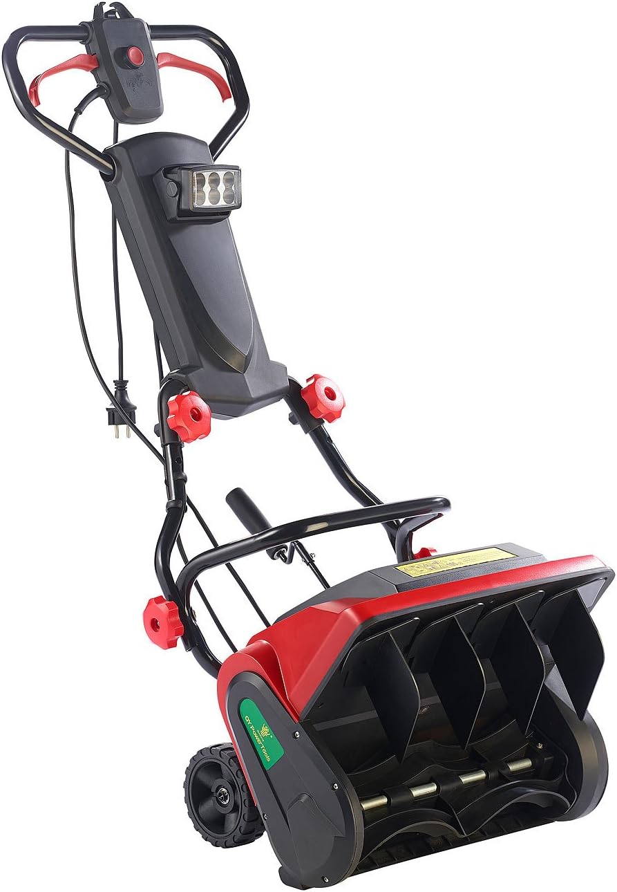AGT Truskawki do usuwania śniegu, SB-213, 1300 W – 40 cm, 11 kg, Czarny, oświetlenie LED – SB- 203.e Elektrownia śniegowa, 1300 W SB-213.e