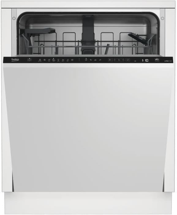 Beko Zmywarka, BDIN18441, 60 cm, 42 dB – Biały, Zintegrowana BDIN18441