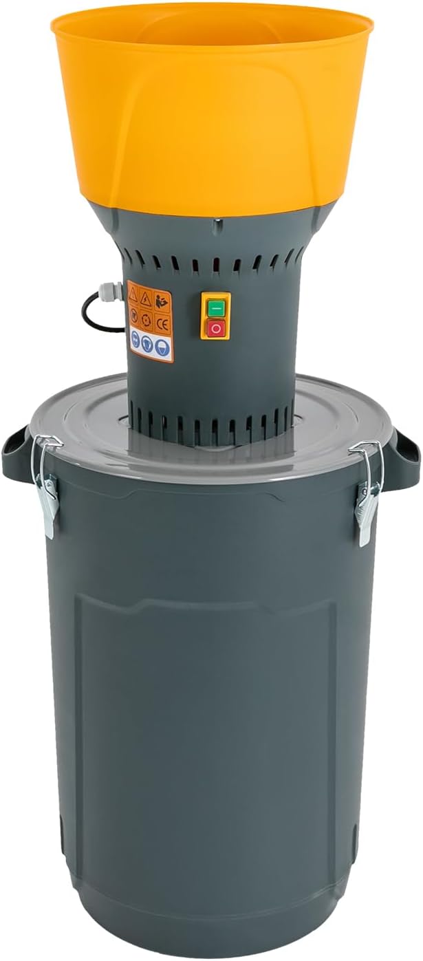Młynki do zboża Wipportja, 60 l, 1300 W, 69 x 46 x 46 cm – Czarny, młyn zbożowy, profesjonalny, 5 sita zbożowego