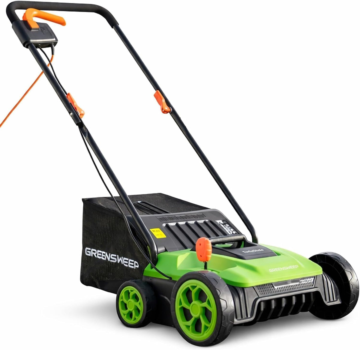 Odkurzacz pionowy GreenSweep, odkurzacz bezprzewodowy, 40 l – Czarny, regulowana wysokość, składana konstrukcja, Odkurzacz – 5 wysokości regulowane