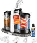 Odkurzacz ICARE, 600 W, 22 kPa, 80 dB – Szary, samoczyszczenie, piorący, Czyszczarka – dywan, przenośny, 22kPa