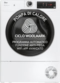 Hoover Suszarki do ubrań z pompą ciepła, EH9N2TBE-S, 85 x 60 x 58,5 cm, 9 kg – Biały, Wi-Fi, H-DRY 350 suszarka 9 kg, pompa ciepła – wolnostojąca