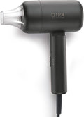 Diva Pro Styling Suszarka do włosów, 312 g – 1.600 W, 2 m, Czarny, składana konstrukcja – Jet Zestaw 3000 Podróże Suszarka
