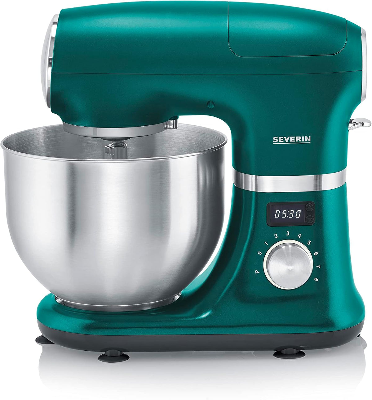 Robot kuchenny Severin – 5 l, 1000 W, Zielony / Srebrny, stal nierdzewna – KM 3896, zielony