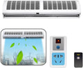 Klimatyzator przenośny CUPLES, klimatyzator mobilny, 0.6M – 90 cm, 240 V, 200 W, Biały – Wentylator, profesjonalny, cichy, komercyjny zasłona tłumiąca