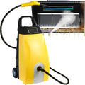 GerCxxly Myjka parowa – 2500 W, 3,5 l, 5 bar, Żółty – Czyszczenie parowe, przemysłowe, zużycie podłogi, kuchnia – samochód
