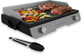 Cecotec Grill, 30 x 50 cm, 3000 W – Srebrny, stal nierdzewna, 2 pola grzewcze, powłoka nienakładana