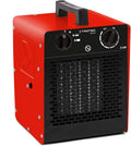 Grzejnik elektryczny TROTEC, 3000 W – 200 x 200 x 250 mm, 240 V, Czarny, TRTEC TDS TDS 20 – termostat, profesjonalny, 2 poziomów grzewcze