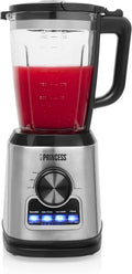 Blender Princess, 75 l – 400 W, Czarny, kielichowy, Księżniczka – elektryczny, funkcja smoothie