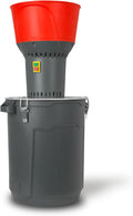 Młynki do zboża EBERTH, 50 l, 1300 W, 400 kg – Srebrny, stal nierdzewna, młyn zbożowy, 400 kg / h – duży zbiornik, 5 Tami wliczone