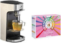 Senya Maszyny do parzenia kawy i herbaty – 300 ml, 20 x 16,2 x 32 cm, 1.86 kg, Czarny – T maszyna, herbata Tea maszyna + Box 75 torby 2 Marmoty